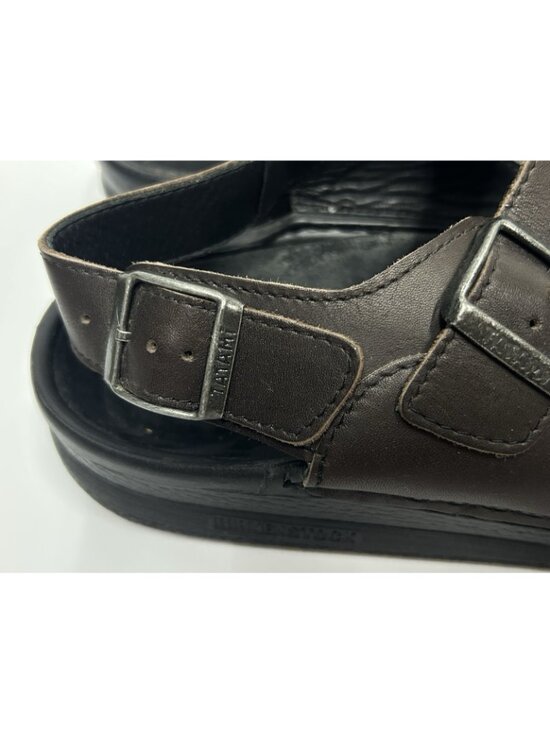 Birkenstock Tatami Nebraska Sandals Men’s 12 EU 45 Brown Leather Buckle Strap main image 7